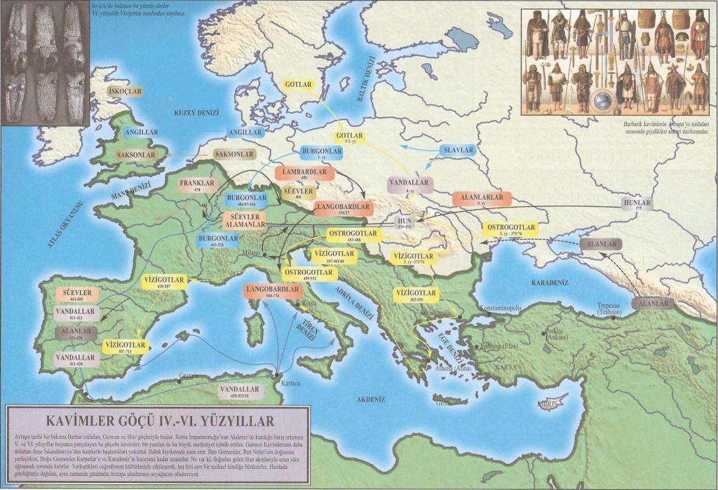 20.kavimler göçü IV.-VI. yüzyıllar