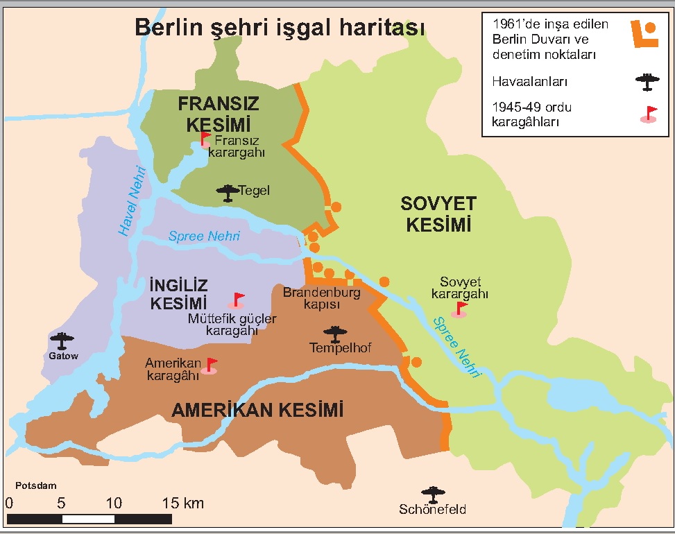 Berlin Şehri İşgali Haritası