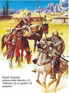 Büyük Selçuklu ordusundan....