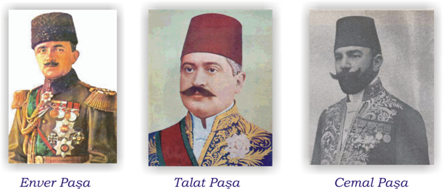 enver-talat-cemal paşalar